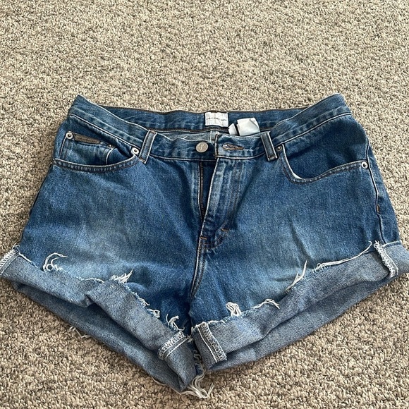 Calvin Klein Shorts, Hand distressed, size 8. - Picture 1 of 4